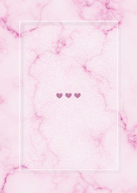 Simple Heart and Marble pinkpurple11_2