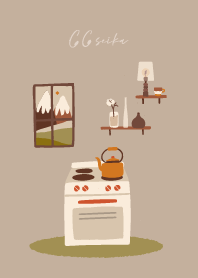 No.7 我的小廚房(淺咖色背景)