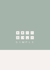 シンプル（beige green)V.286