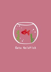 啊！好可愛的金魚！(玫瑰霧粉)