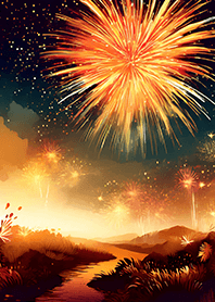 Beautiful Fireworks Theme#378