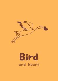 Bird & Heart sunflower