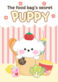 The food bag secret: A puppy