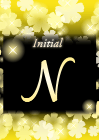 N-Initial-Flower-yellow&black