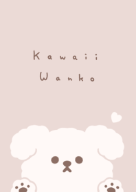 毛茸茸的狗 / pink brown