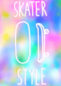 Skater style illustration ~colorful~