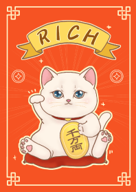 The maneki-neko (fortune cat)  rich 65