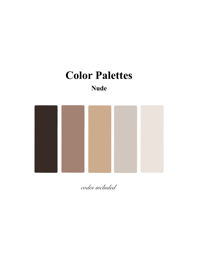 Color Palettes Nude