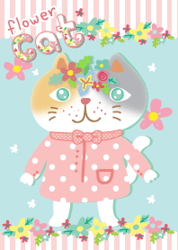 Flower cat : blue