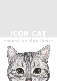 ICON CAT - American Shorthair - GRAY/05