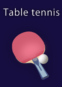 Theme of table tennis