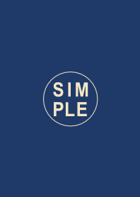 SIMPLE(navy/blue beige)Ver.15b