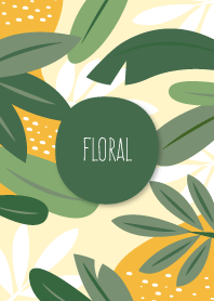 Hand Drawn Abstract Floral Barley