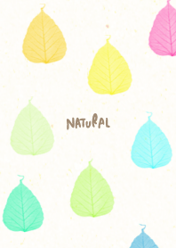 A leaf Colorful from Japan