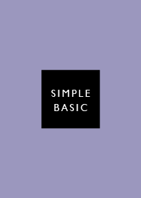 Simple&Basic Black Lavender