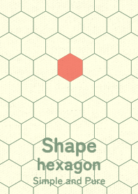 Shape hexagon araisyu