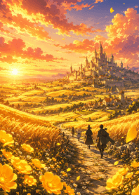 Golden Fantasy Meadow