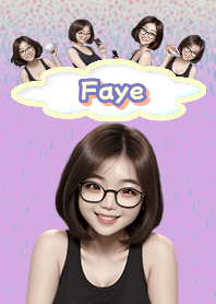 Faye attractive girl purple03