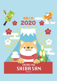 SHIBAINU SHIBASAN Happy NewYear