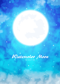 Watercolor Moon