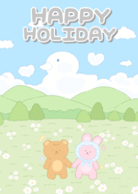 Happy Holiday v.gray