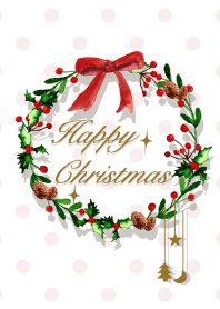 Christmas Wreath watercolor2