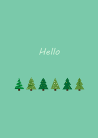 Extremely simple.Christmas tree(Mint)
