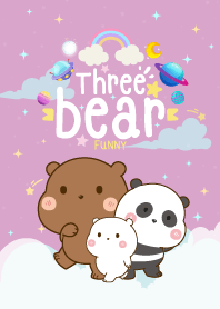 เจ้าหมีขี้เล่น กาแล็กซี่ สีไวโอเลท