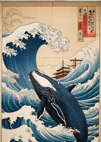 อุกิโยะเอะ - วาฬ B71CdD