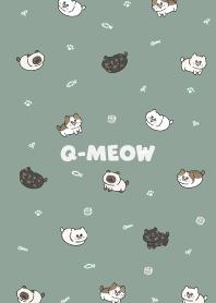 Q-meow3 - dusty green
