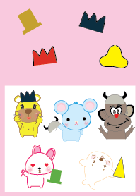 Cute animals theme v.12