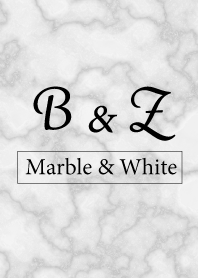 B&Z-Marble&White-Initial