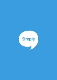 The Simple Speech bubble Blue No.2-06