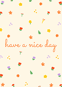 Have a nice day : little flowers