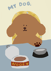 My fluffy dog