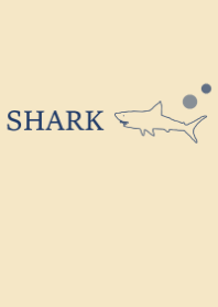 SHARK =navy beige=