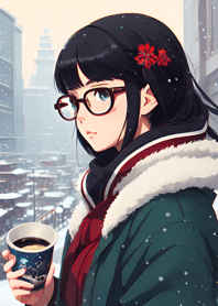 Gadis Ukiyo-e di musim dingin, Natal4