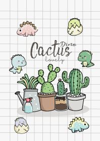 Cactus Dino Lovely (simple)