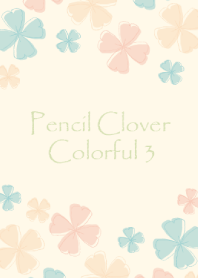 Pencil Clover Colorful 3
