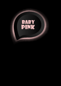 Baby Pink on Black Theme
