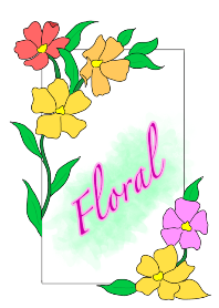 Minimal floral theme