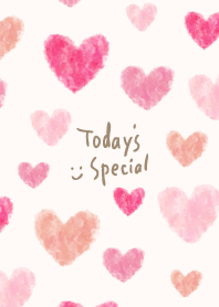 Watercolor Heart a lot25 from Japan