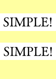 SIMPLE!SIMPLE!-YELLOW-BEIGEj