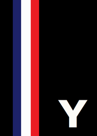 black simple initial"Y"