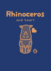 Rhinoceros & Heart koniro