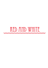 red and white color