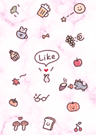 Hand-drawn simple icon pinkpurple13_2