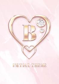 [ B ] Heart Charm & Initial  - PB