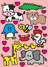 animal theme(pink)