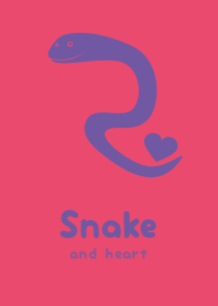 Snake & heart Fukusha Purple